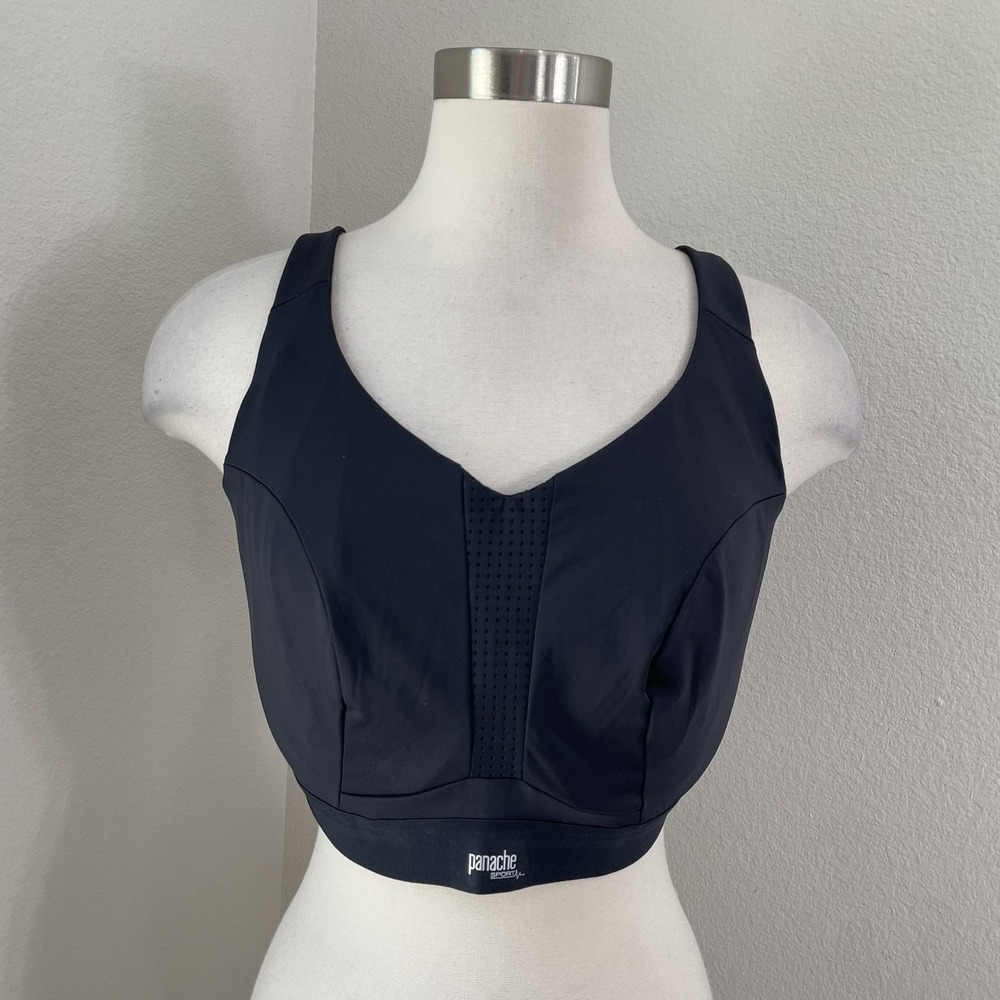 Panache Sport Endurance 5022 Sports Bra Womens 38I Black Non Padded Support
